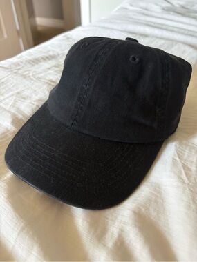 NWOT Brandy Melville Classic Black Cotton Baseball Cap 100% Cotton